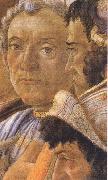 Sandro Botticelli White-haired man in group at right china oil painting reproduction